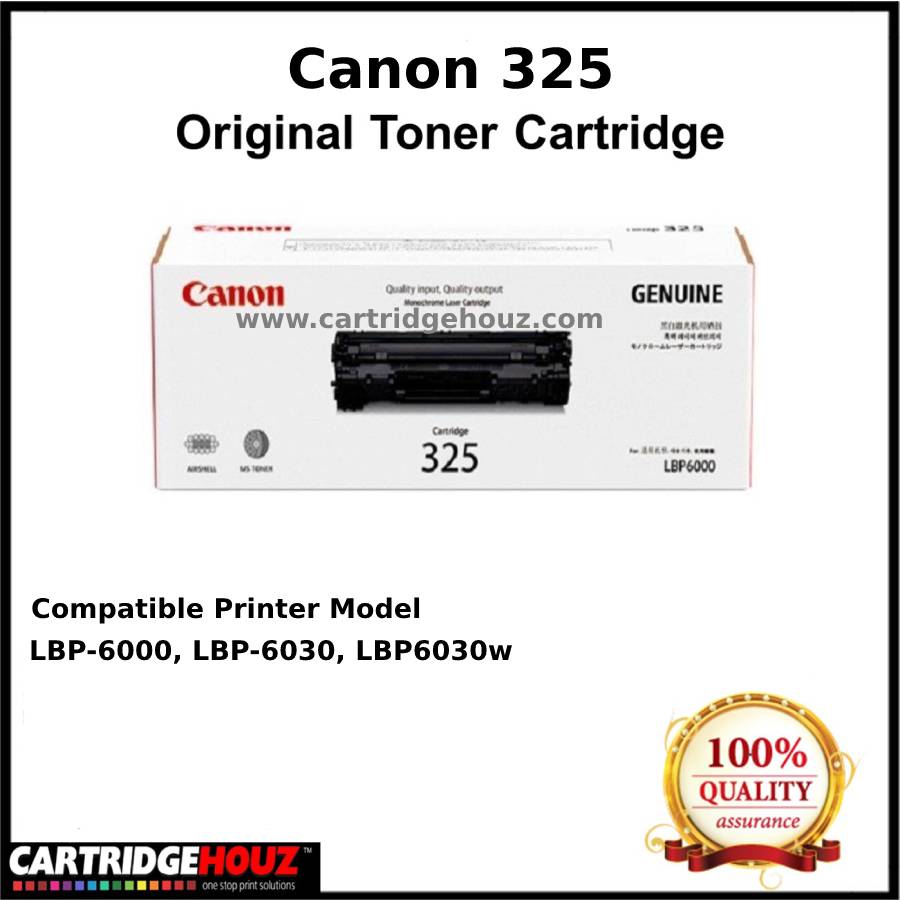 Genuine Original Canon Cart 325 1 600 Pages Toner For Canon Lbp 6000 Lbp 6030 Lbp 6030w