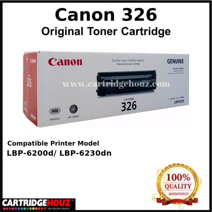 canon cartridge 326