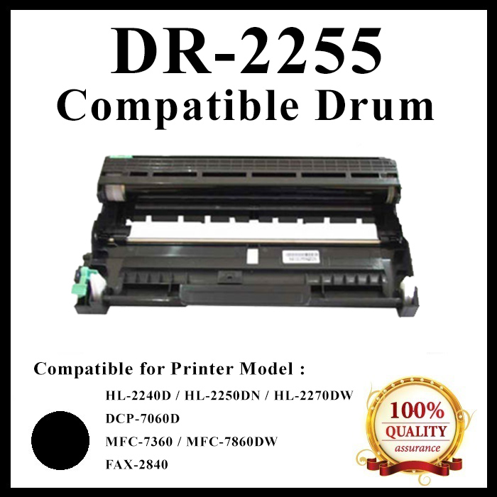 Compatible Drum Dr 2255 Dr2255 For Brother Hl 2130 Dcp 7055 Hl 2240d Hl 2250dn Hl